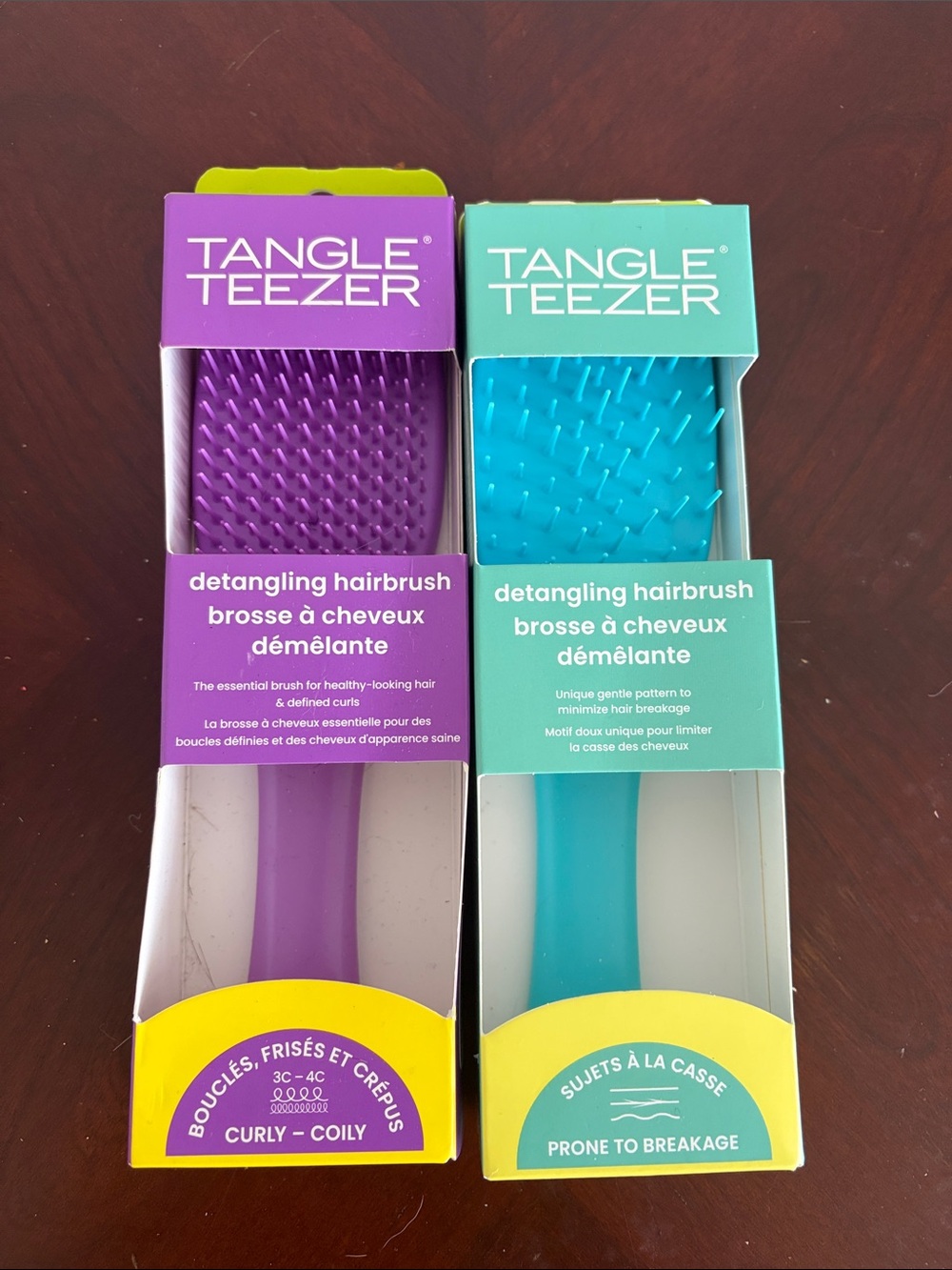 Tangle Teezer Detangling Hairbrushes - curly and gentle